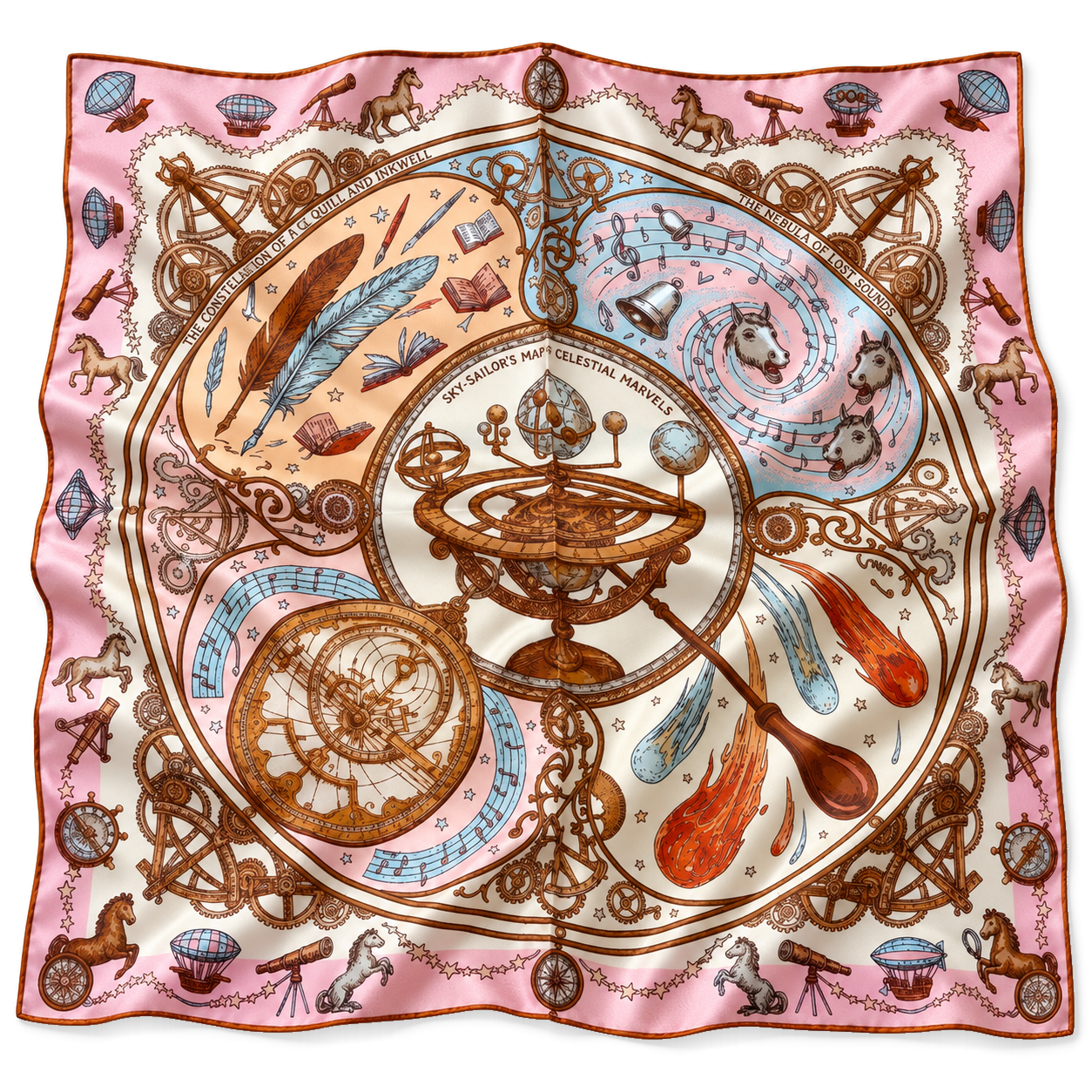 Celestial Atlas, Pink, 50 × 50 cm — photograph 2