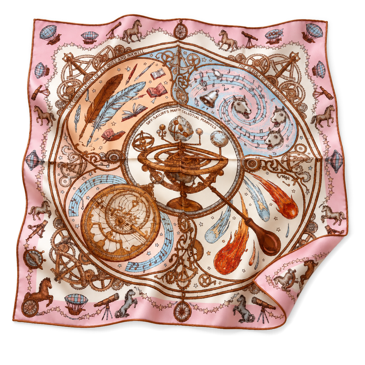Celestial Atlas, Pink, 50 × 50 cm — photograph 3