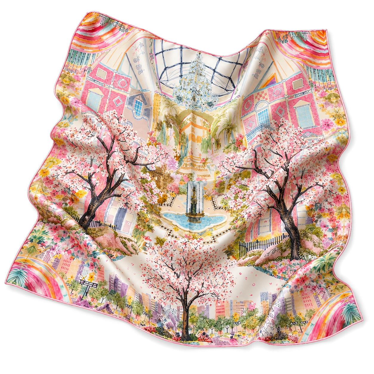 Garden of Light, Pink, 70 × 70 cm — photograph 2
