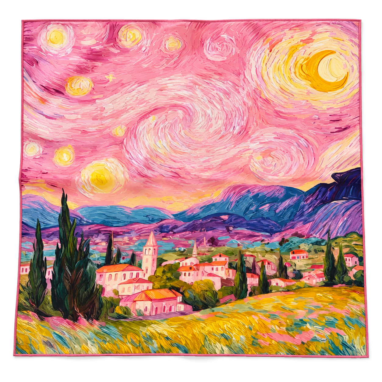 Rose Horizon, Pink, 70 × 70 cm — photograph 1