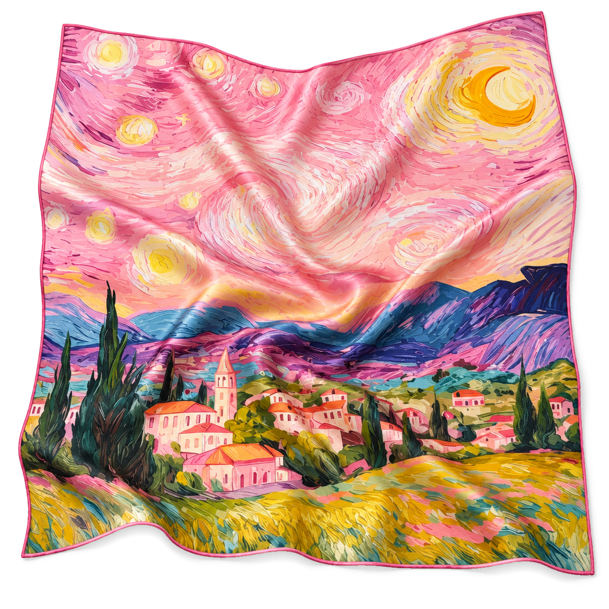 Rose Horizon, Pink, 70 × 70 cm — photograph 2