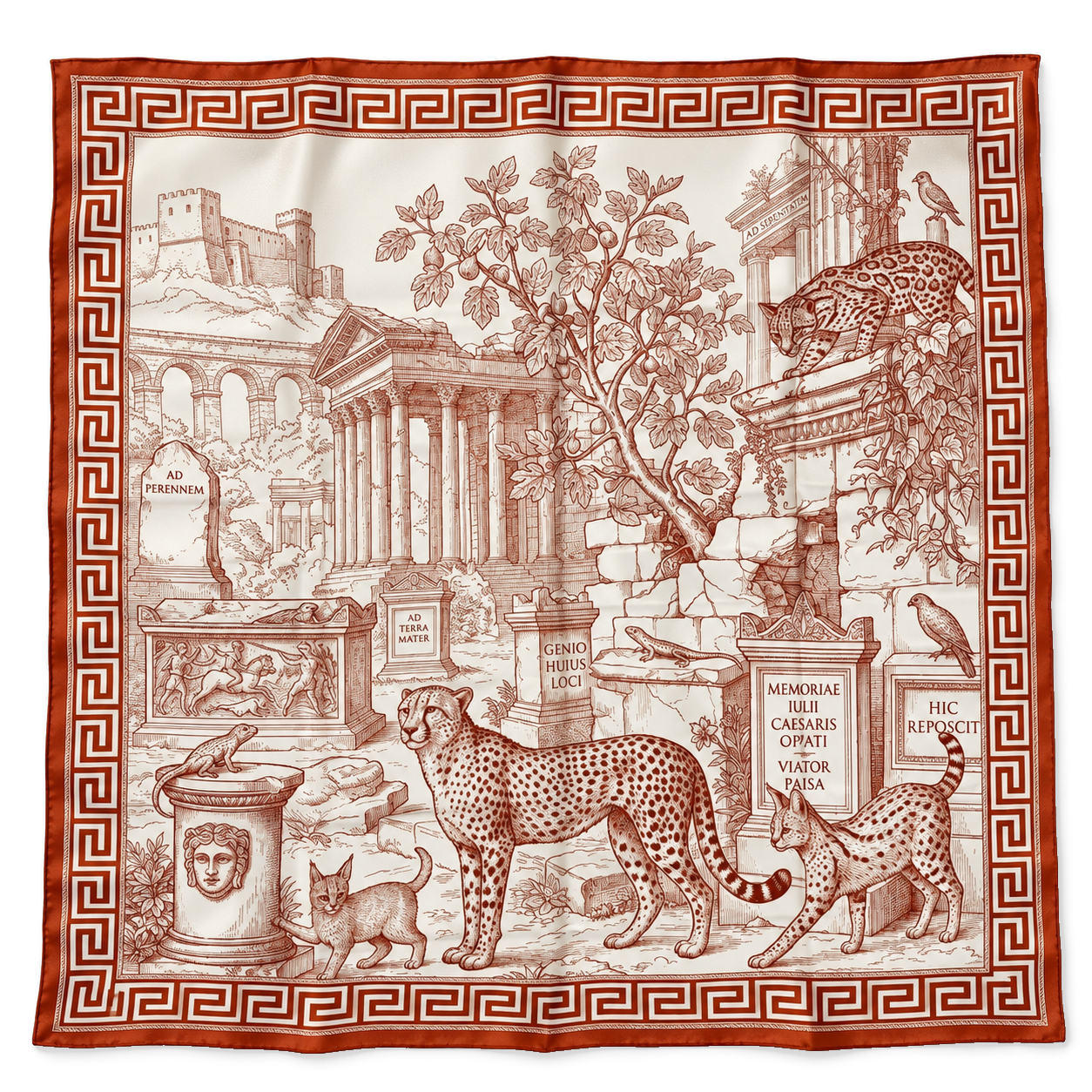 Eternal Rome, Terracotta, 90 × 90 cm — photograph 1