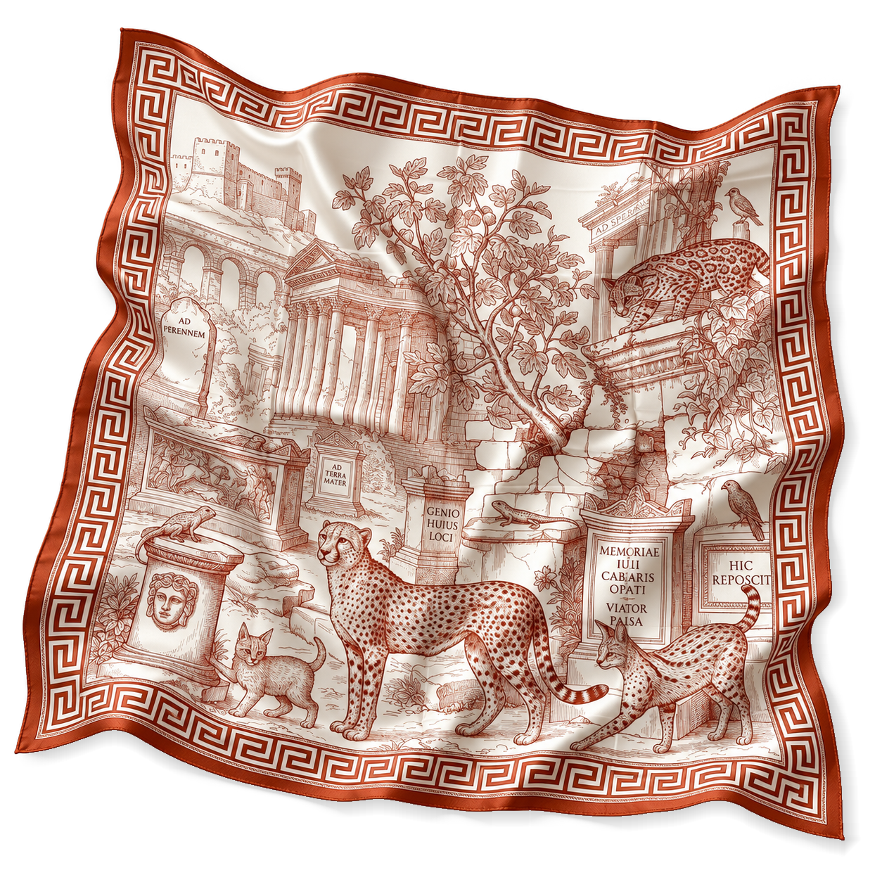 Eternal Rome, Terracotta, 90 × 90 cm — photograph 2